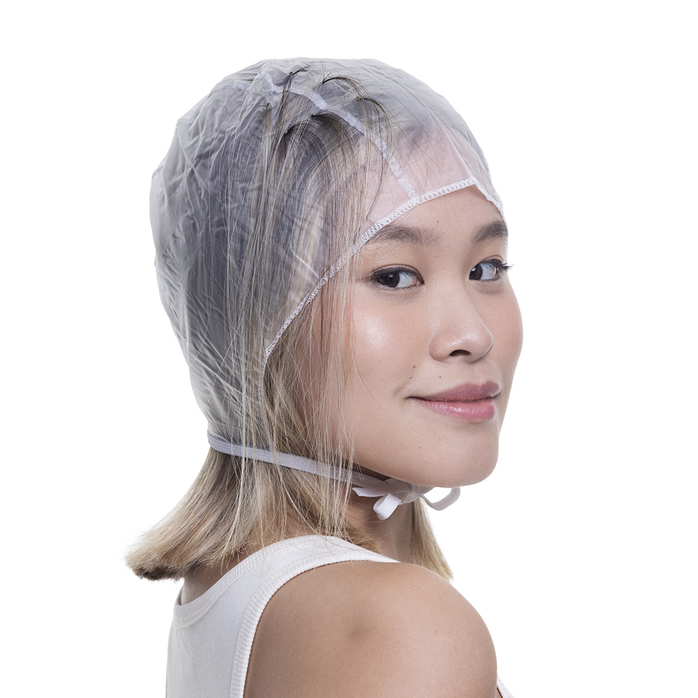 Touca Para Mechas Santa Clara Pvc Emborrachada Média Com Furo Ref. 9503