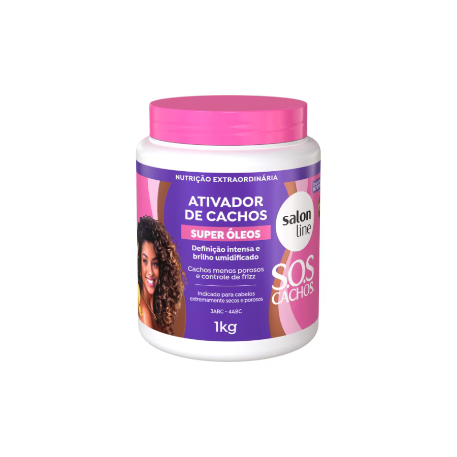 Ativador De Cachos Salon Line Sos Cachos Super Óleos 1Kg