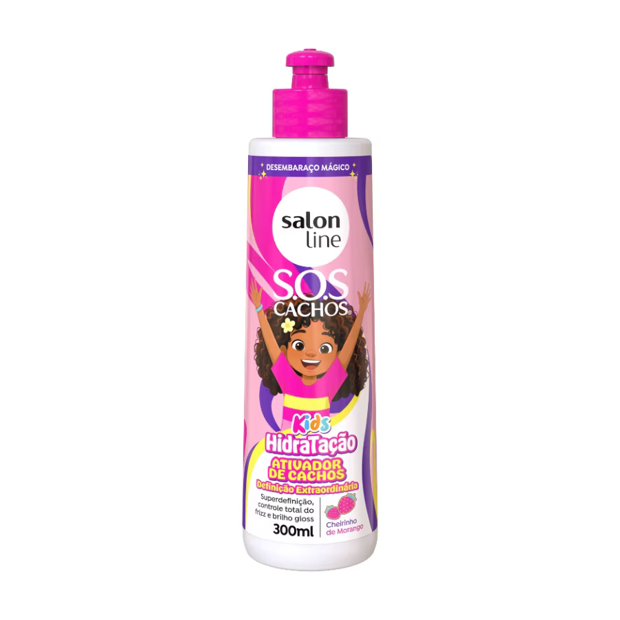Ativador De Cachos Salon Line Sos Cachos Kids Hidratação 300ml