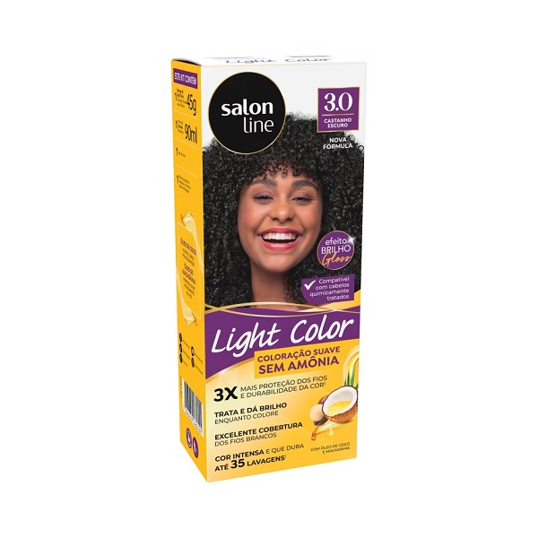 Coloração Suave Light Color 3.0 Castanho Escuro