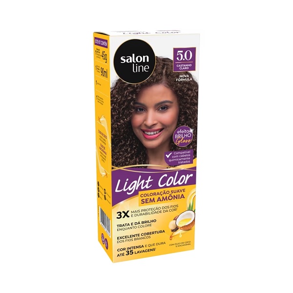 Coloração Suave Light Color 5.0 Castanho Claro