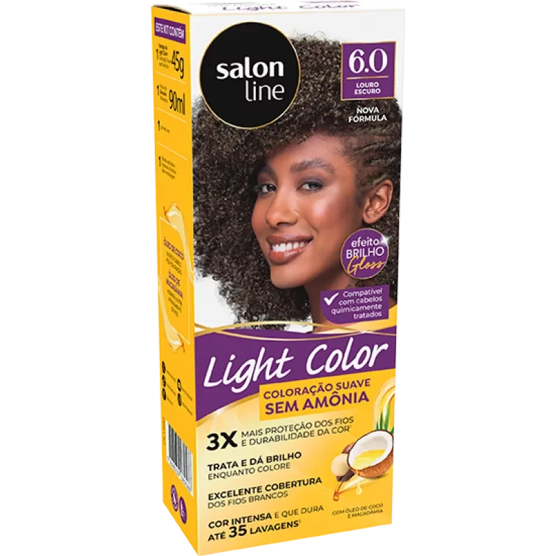 Coloração Suave Light Color 6.0 Louro Escuro