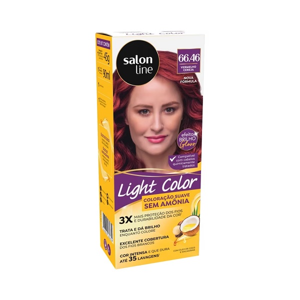 Coloração Suave Light Color 66.46 Vermelho Cereja