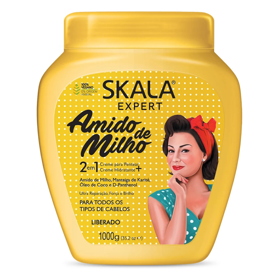 Creme De Tratamento Skala Amido De Milho 1Kg