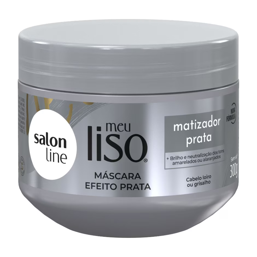 Máscara Meu Liso Matizador Prata Salon Line 300G