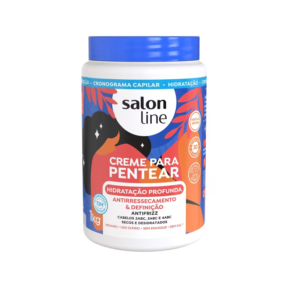 Creme Para Pentear Salon Line Hidratação Profunda 1Kg