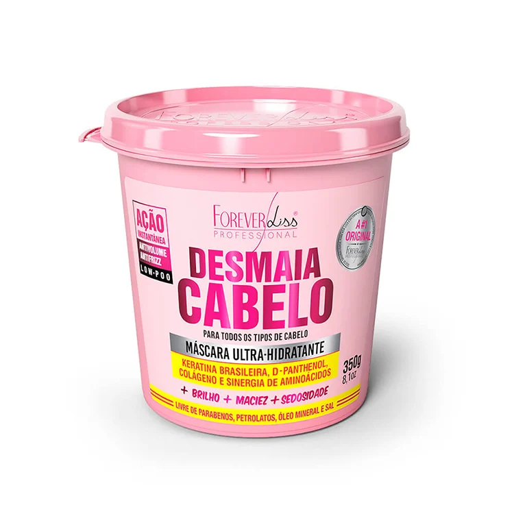 Máscara Forever Liss Ultra Hidratante Desmaia Cabelo 350G