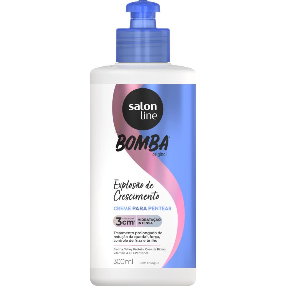 Creme Para Pentear Salon Line S.O.S Bomba Original 300ml