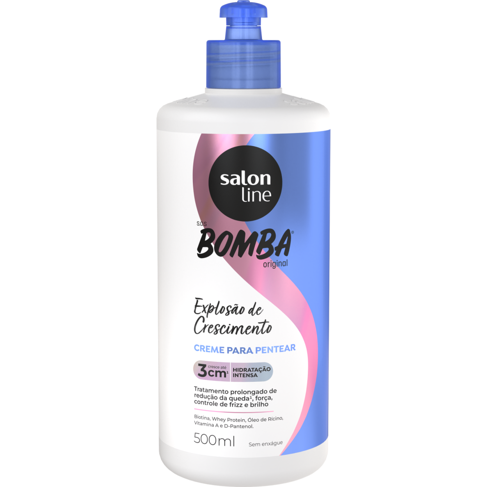 Creme Para Pentear Salon Line S.O.S Bomba Original 500ml