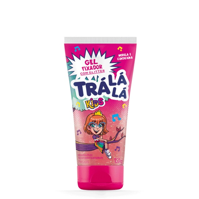 Gel Fixador Kids Tra Lá Lá 150g Hidrakids Glitter