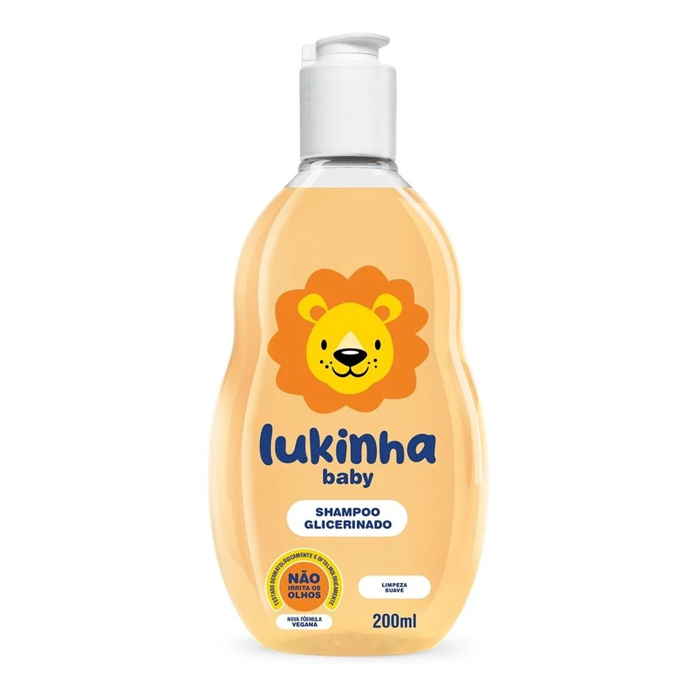Shampoo Lukinha Tra Lá Lá 200ml Glicerinado