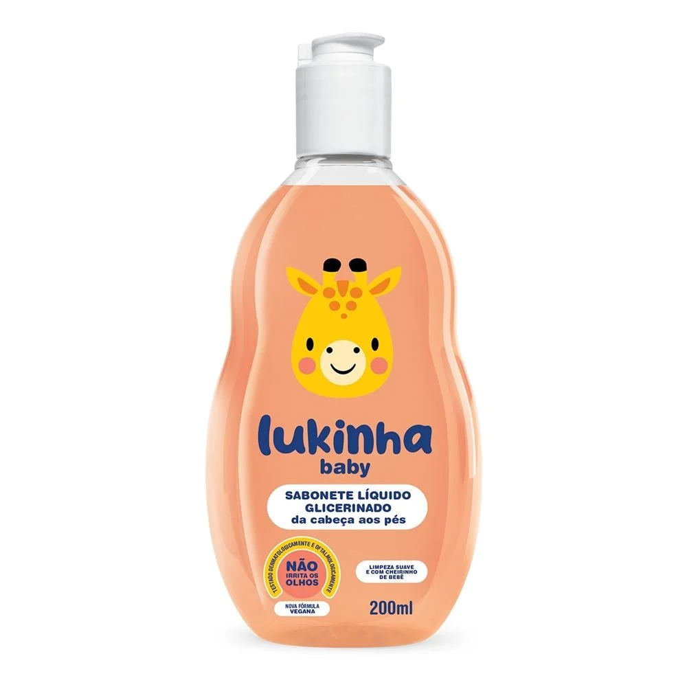 Sabonete Líquido Lukinha Tra Lá Lá 200ml Glicerinado