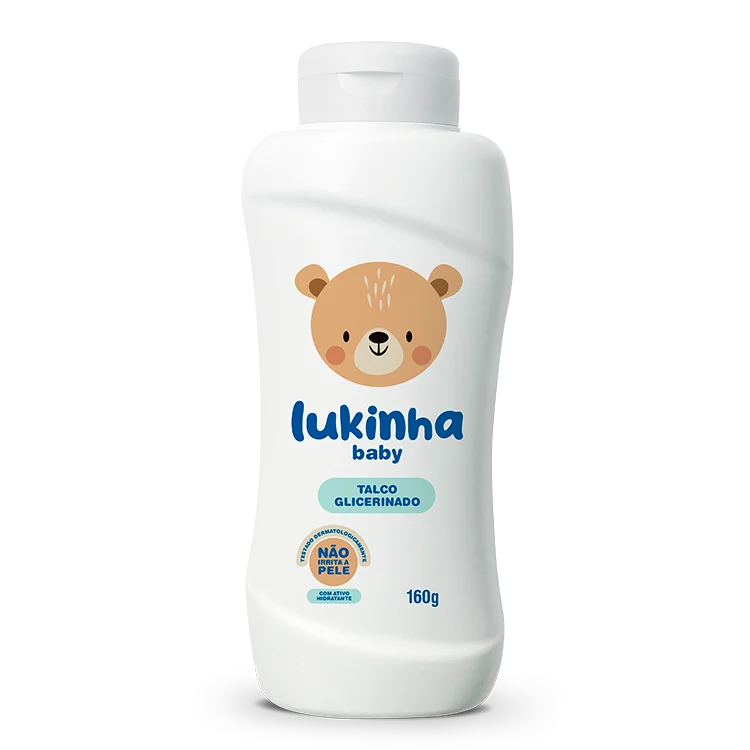 Talco Lukinha Tra Lá Lá 160g Glicerinado
