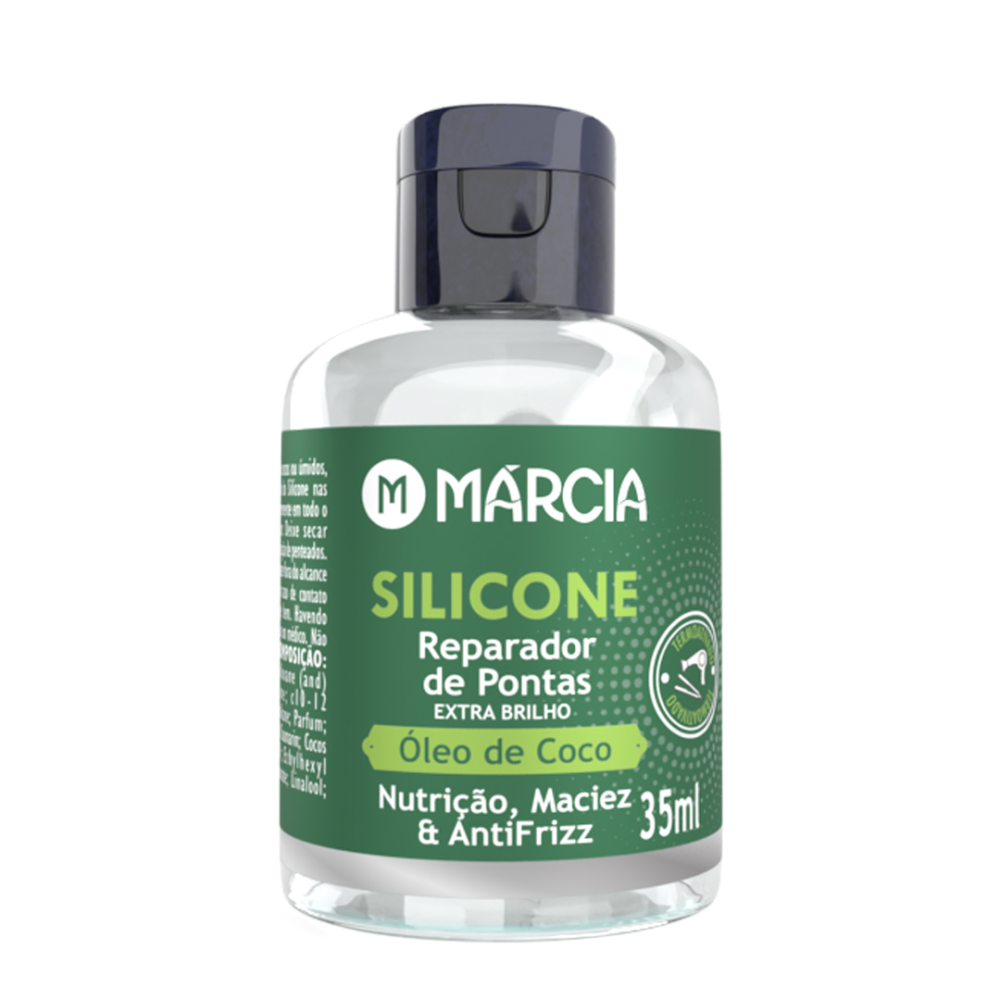 Silicone Reparador De Pontas Óleo De Coco