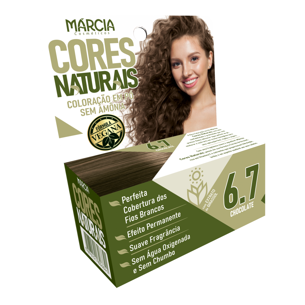 Tintura Em Pó Márcia 6.7 - Chocolate