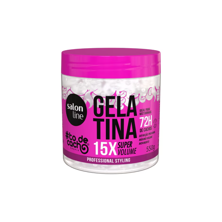 Gelatina Salon Line #Todecacho Super Volume 550G