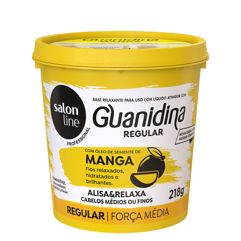 Guanidina Salon Line Óleo Semente De Manga Alisa E Relaxa 218G