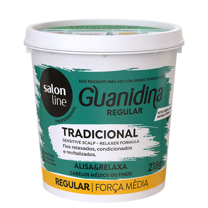 Guanidina Salon Line Tradicional Regular Alisa E Relaxa 218G