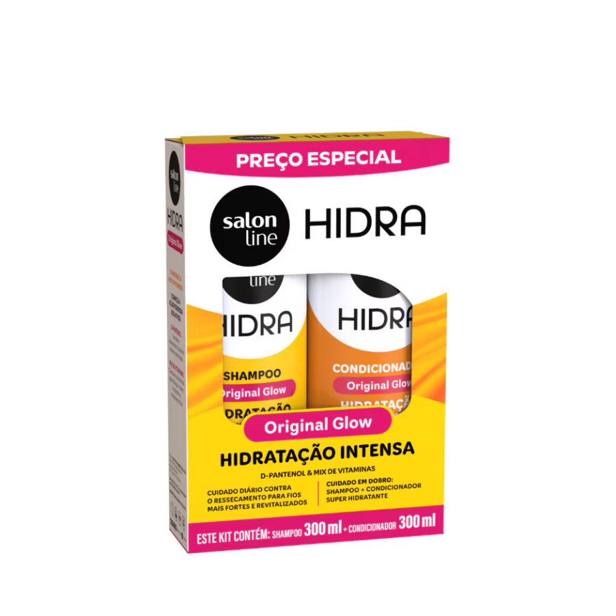 Kit Shampoo + Condicionador Salon Line Hidra D-Pantenol E Mix De Vitaminas 300ml