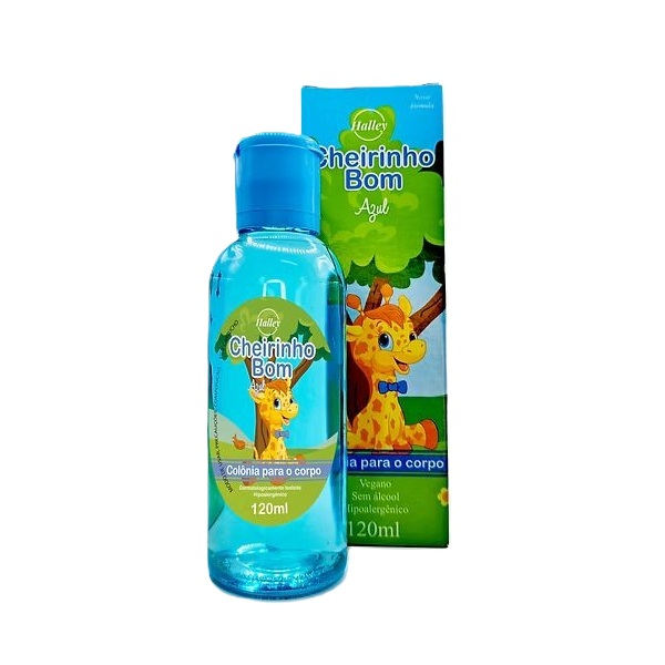 Colônia Infantil Halley Cheirinho Bom Azul 120ml