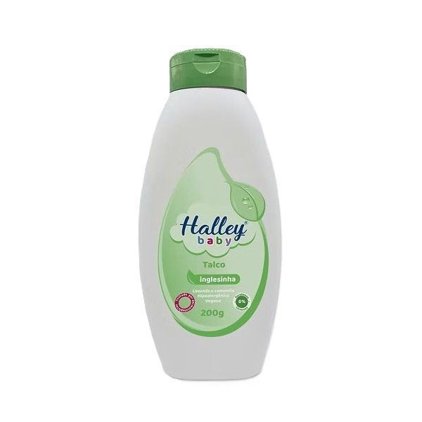 Talco Infantil Halley Baby Lavanda e Camomila