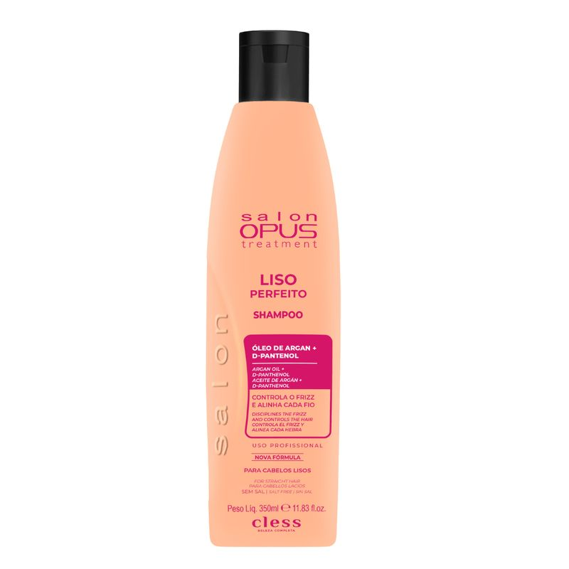 Shampoo Cless Salon Opus Liso Perfeito 350ml