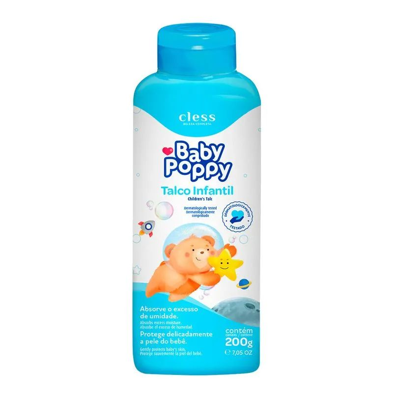 Talco Cless B.Poppy Patinho 200g